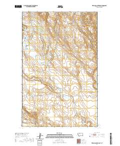 USGS US Topo 7.5-minute map for Fivemile Coulee East MT 2020