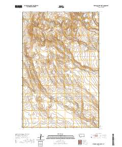 USGS US Topo 7.5-minute map for Fivemile Coulee West MT 2020