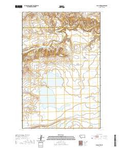 USGS US Topo 7.5-minute map for Flag Butte MT 2020
