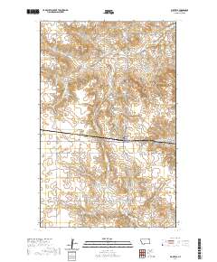USGS US Topo 7.5-minute map for Flaxville MT 2020