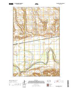 USGS US Topo 7.5-minute map for Flynn Creek South MT 2020