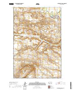 USGS US Topo 7.5-minute map for Fort Belknap Agency MT 2020