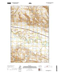 USGS US Topo 7.5-minute map for Fort Belknap Siding MT 2020