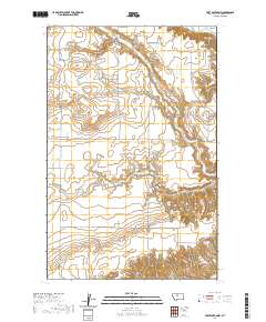USGS US Topo 7.5-minute map for Fort Benton NW MT 2020