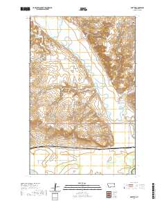 USGS US Topo 7.5-minute map for Fort Kipp MT 2020