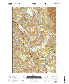 USGS US Topo 7.5-minute map for Fortine MT 2020