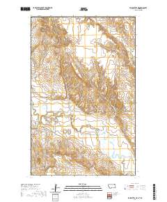USGS US Topo 7.5-minute map for Four Buttes NE MTSK 2020