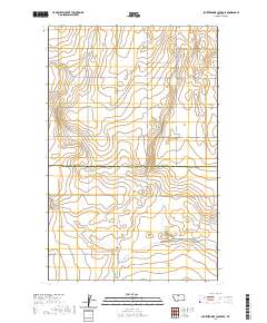 USGS US Topo 7.5-minute map for Fourteenmile Coulee SE MT 2020