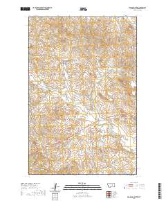 USGS US Topo 7.5-minute map for Froehlich Butte MT 2020