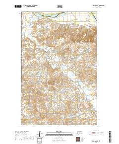 USGS US Topo 7.5-minute map for Frog Coulee MT 2020