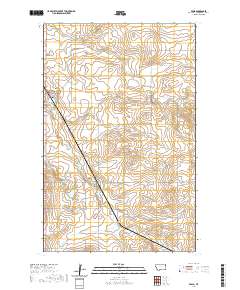 USGS US Topo 7.5-minute map for Froid MT 2020