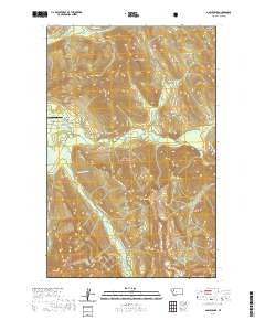 USGS US Topo 7.5-minute map for Gable Peaks MT 2020