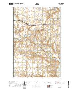 USGS US Topo 7.5-minute map for Galata MT 2020