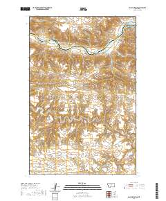 USGS US Topo 7.5-minute map for Gallatin Rapids MT 2020