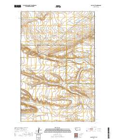 USGS US Topo 7.5-minute map for Gallup City MT 2020