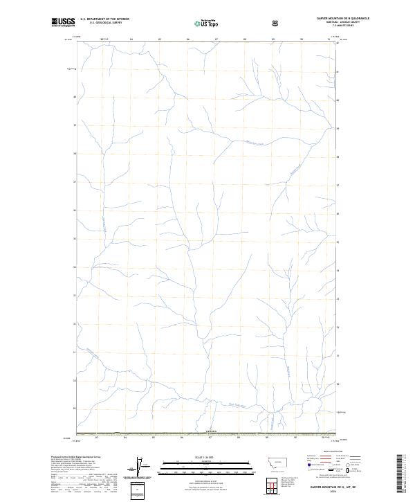 US Topo 7.5-minute map for Garver Mountain OE N MTBC