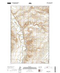USGS US Topo 7.5-minute map for Geddart Lake MT 2020
