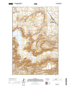 USGS US Topo 7.5-minute map for Geraldine MT 2020