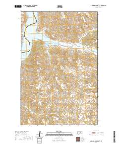 USGS US Topo 7.5-minute map for Germaine Coulee East MT 2020