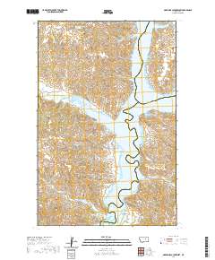 USGS US Topo 7.5-minute map for Germaine Coulee West MT 2020