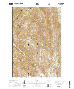 USGS US Topo 7.5-minute map for Giant Hill MT 2020