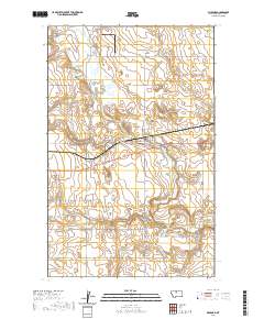 USGS US Topo 7.5-minute map for Gildford MT 2020