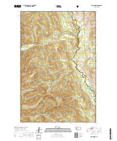 USGS US Topo 7.5-minute map for Glenn Creek MT 2020