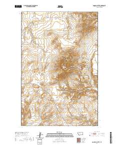 USGS US Topo 7.5-minute map for Goose Bill Butte MT 2020