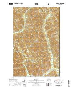 USGS US Topo 7.5-minute map for Gooseberry Park MT 2020