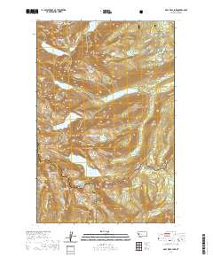 USGS US Topo 7.5-minute map for Gray Wolf Lake MT 2020