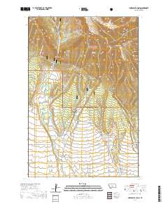 USGS US Topo 7.5-minute map for Green Ashly Gulch MT 2020