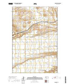 USGS US Topo 7.5-minute map for Greenfield MT 2020