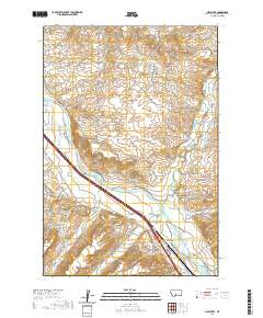USGS US Topo 7.5-minute map for Greycliff MT 2020