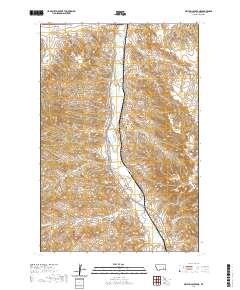 USGS US Topo 7.5-minute map for Griffin Coulee NE MT 2020