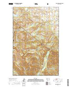 USGS US Topo 7.5-minute map for Half Dome Crag MT 2020