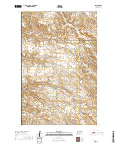 USGS US Topo 7.5-minute map for Harb MT 2020