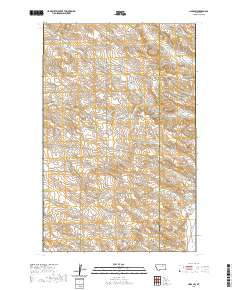 USGS US Topo 7.5-minute map for Harb SW MT 2020