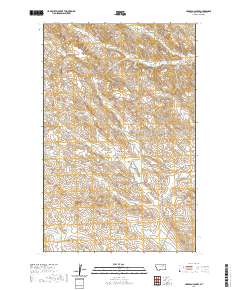 USGS US Topo 7.5-minute map for Hardpan Coulee MT 2020