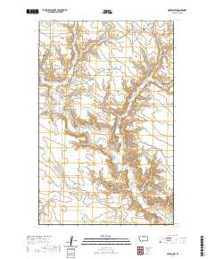 USGS US Topo 7.5-minute map for Harlem NW MT 2020