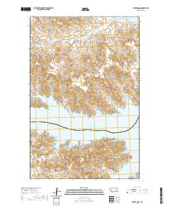USGS US Topo 7.5-minute map for Harper Camp MT 2020