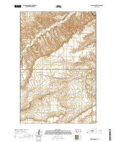USGS US Topo 7.5-minute map for Harwood Bench MT 2020