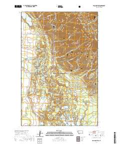 USGS US Topo 7.5-minute map for Hash Mountain MT 2020