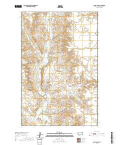 USGS US Topo 7.5-minute map for Hauck Coulee MT 2020