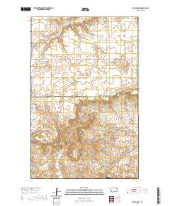 USGS US Topo 7.5-minute map for Haugens Hill MT 2020