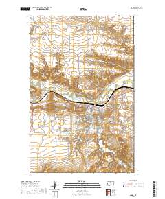 USGS US Topo 7.5-minute map for Havre MT 2020