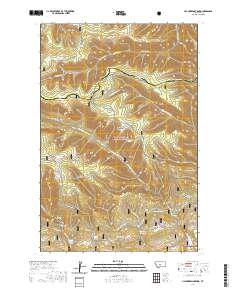 USGS US Topo 7.5-minute map for Haymaker Narrows MT 2020