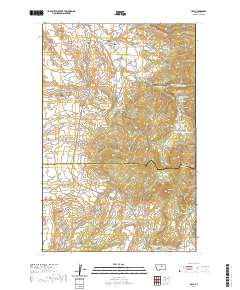 USGS US Topo 7.5-minute map for Hays MT 2020