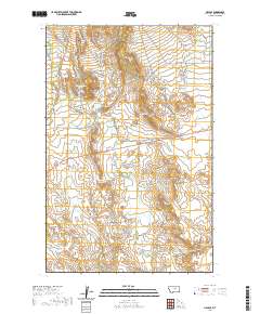 USGS US Topo 7.5-minute map for Hays SE MT 2020