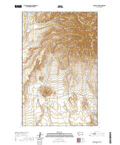 USGS US Topo 7.5-minute map for Haystack Butte MT 2020