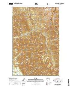 USGS US Topo 7.5-minute map for Haystack Mountain MT 2020